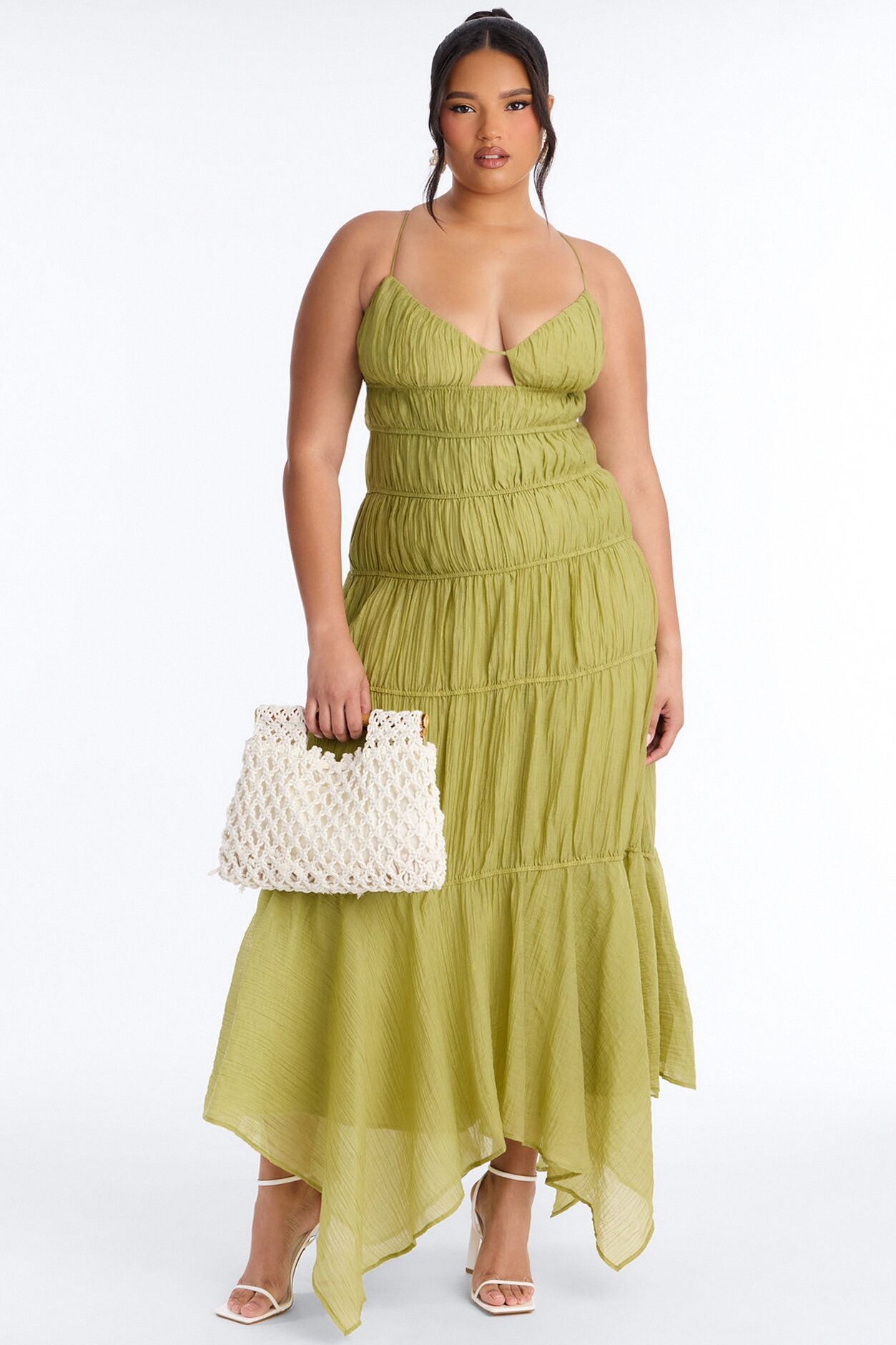 Pretty With Purpose Maxi Dress - Green