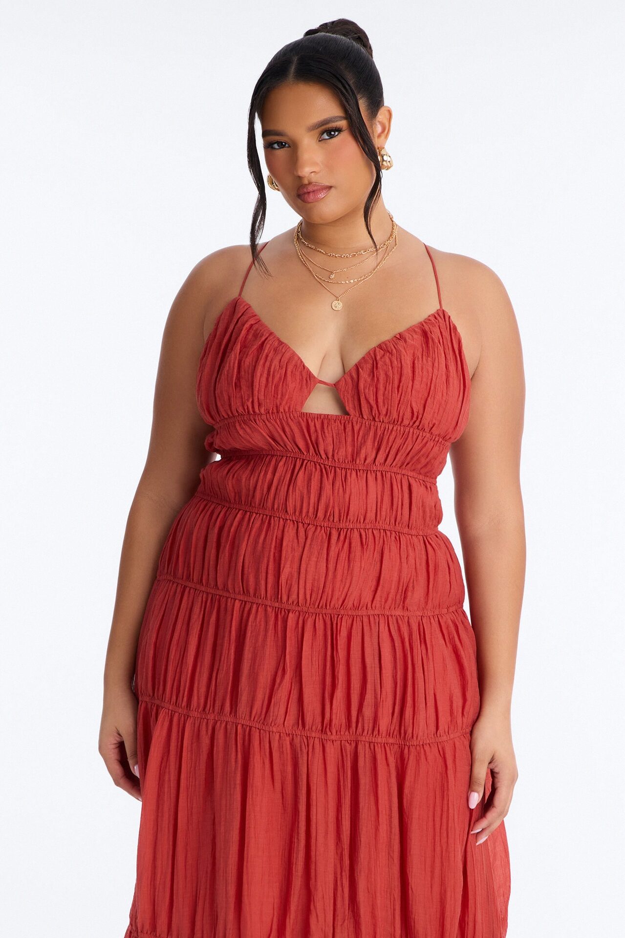 Pretty With Purpose Maxi Dress - Marsala