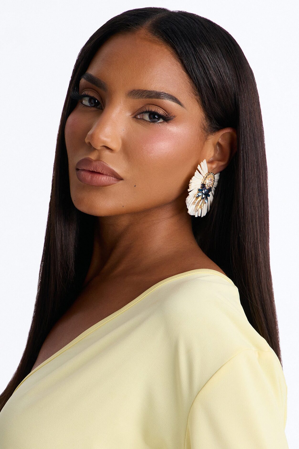 Rio Carnival Earrings - White/combo
