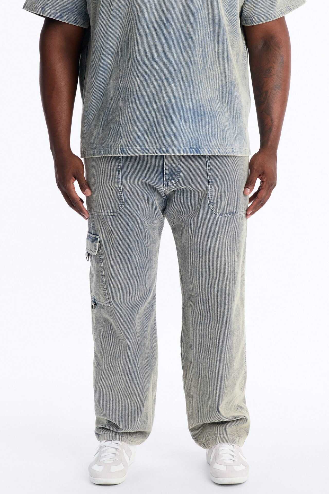 Ohio Corduroy Straight Pant - Blue