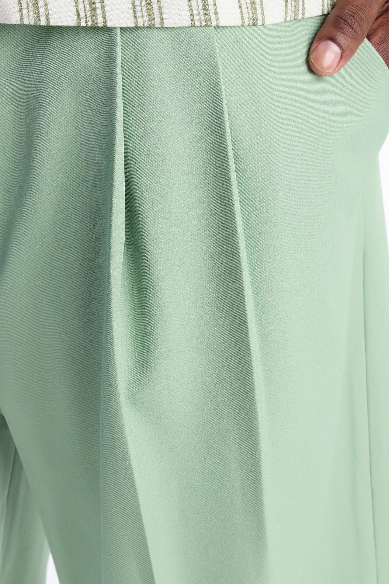Relaxed Daycation Stripe Button Up Shirt - Green/combo