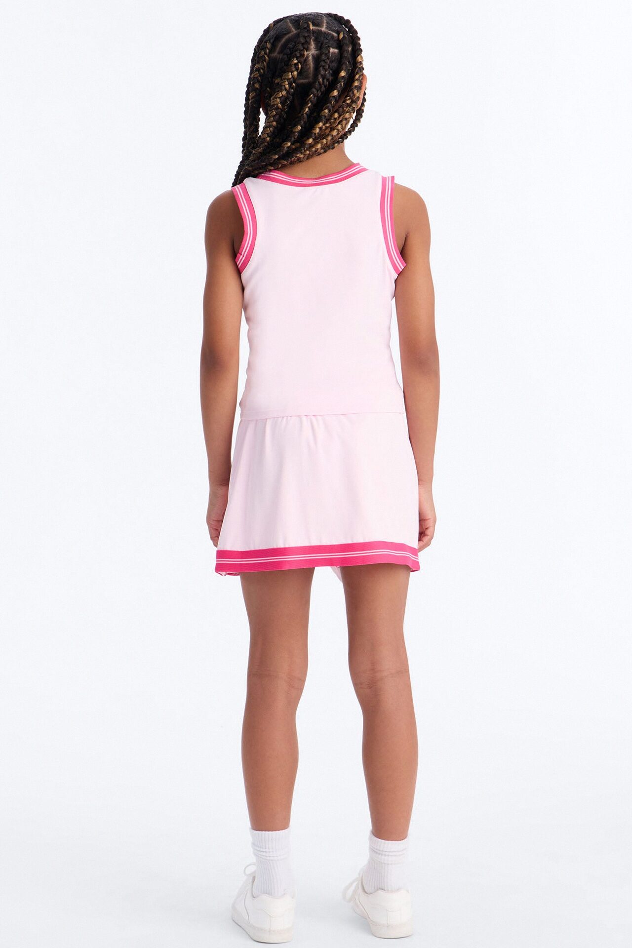 Mini Jade Active Skirt Set - Pink