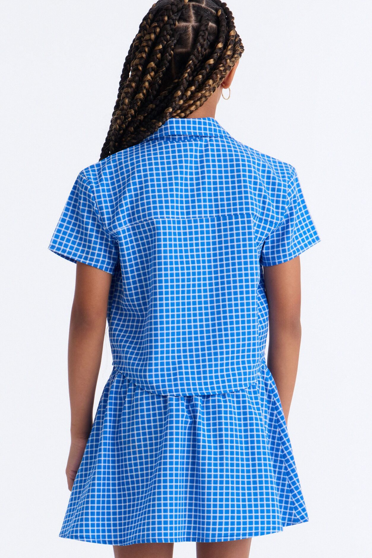 Mini Believe The Possibilities Skirt Set - Blue/combo