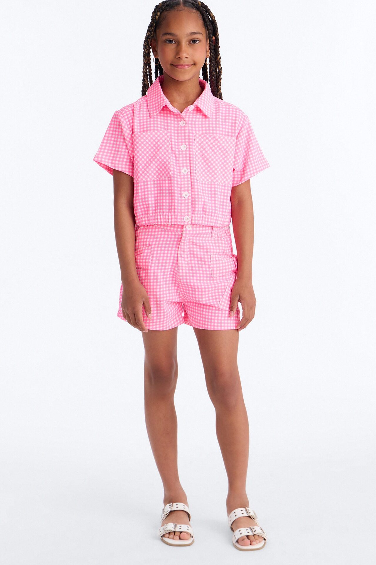 Mini Just Can't Wait Short Set - Pink