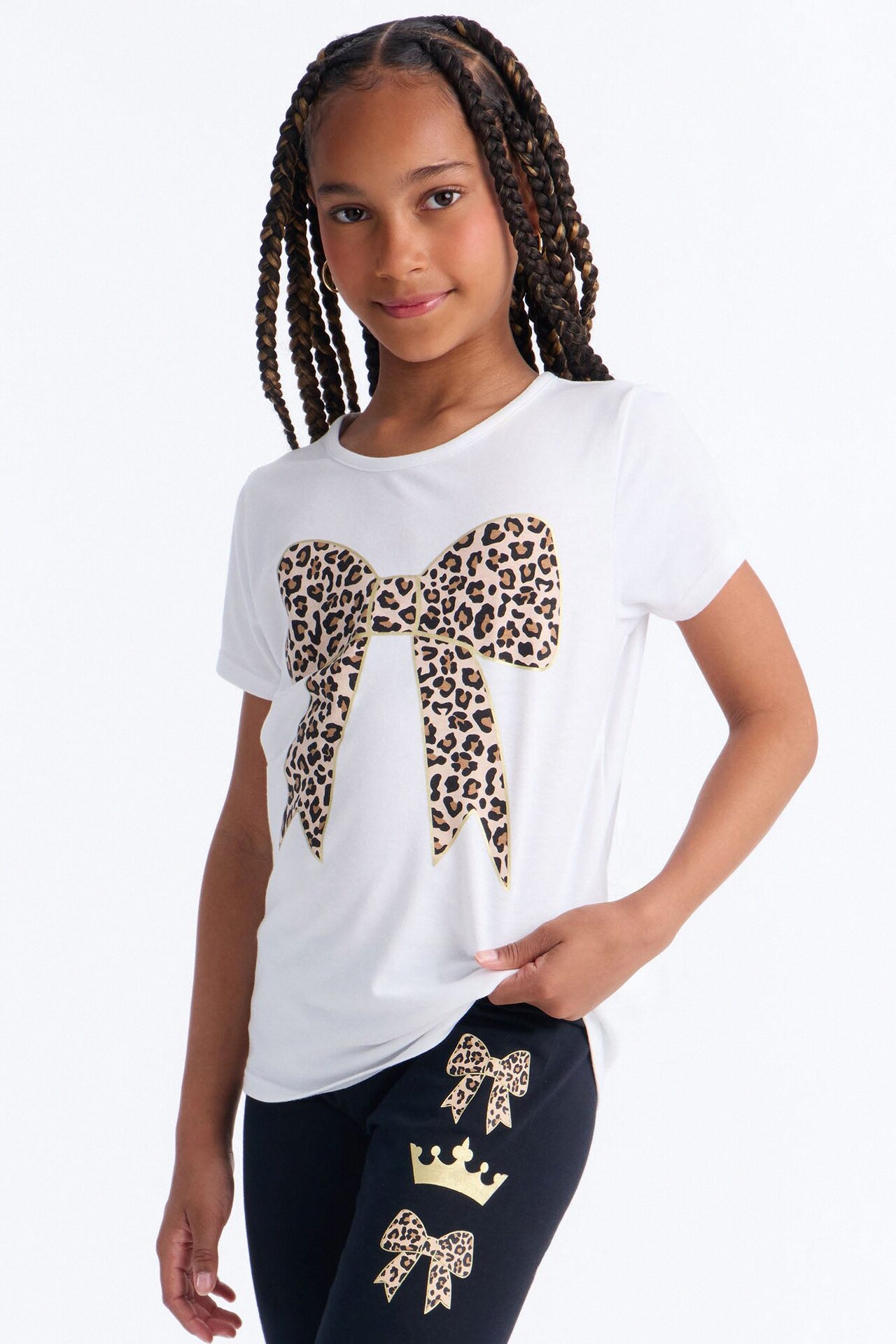 Mini Can't Get Enough Bike Short Set - White/Black