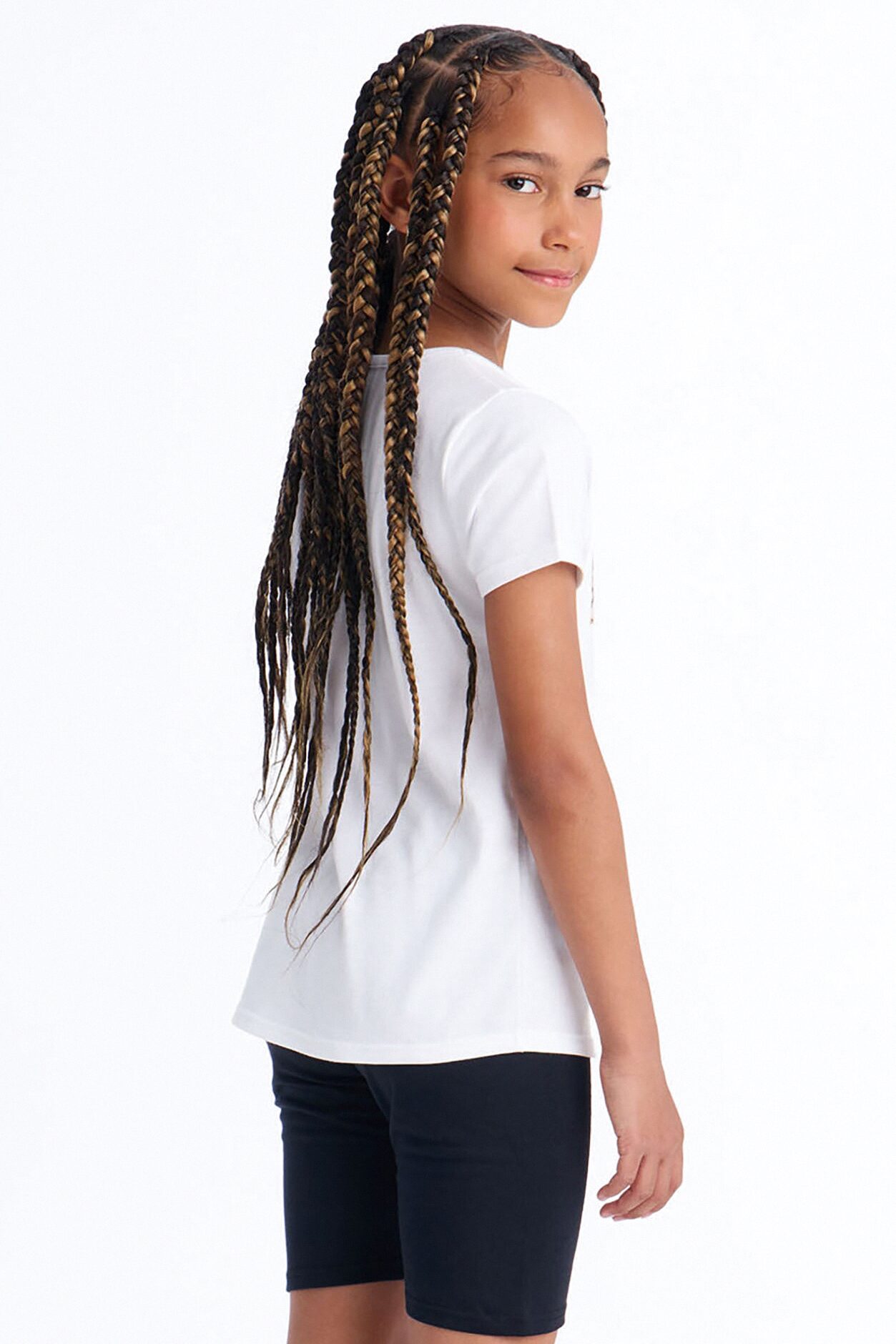 Mini Can't Get Enough Bike Short Set - White/Black