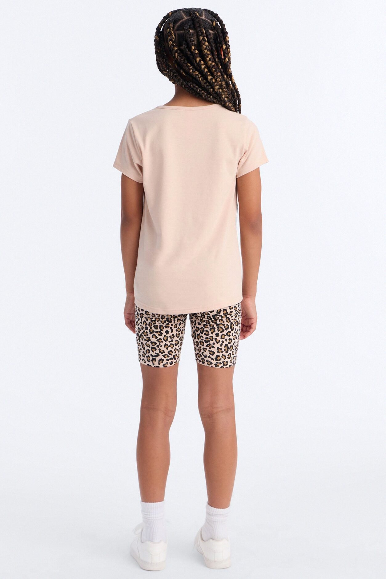 Mini Recognize The Queen Bike Short Set - Mocha/combo