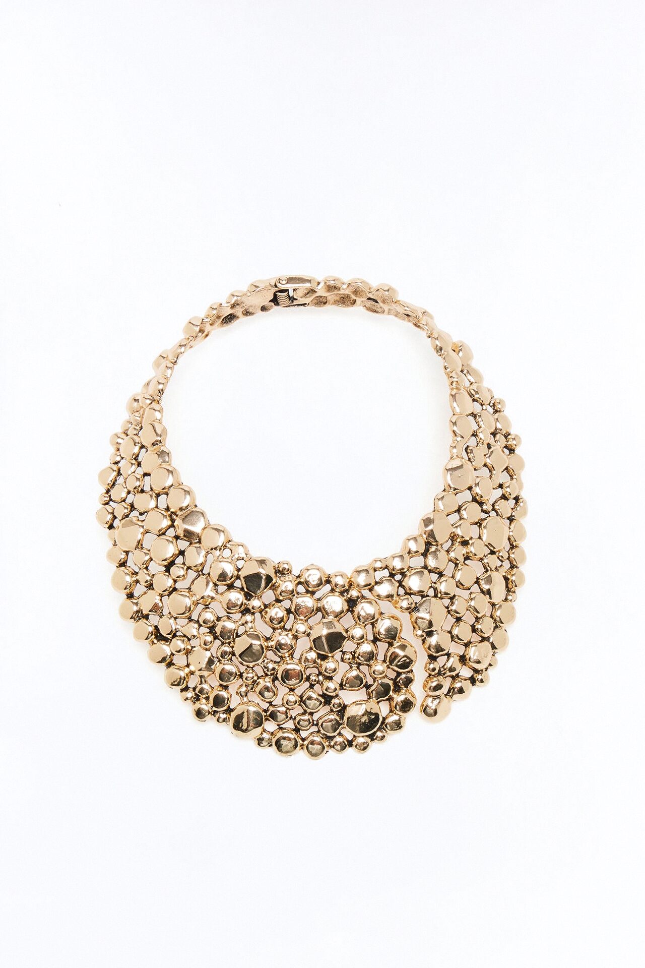 Moonlight Reflection Choker Necklace - Gold