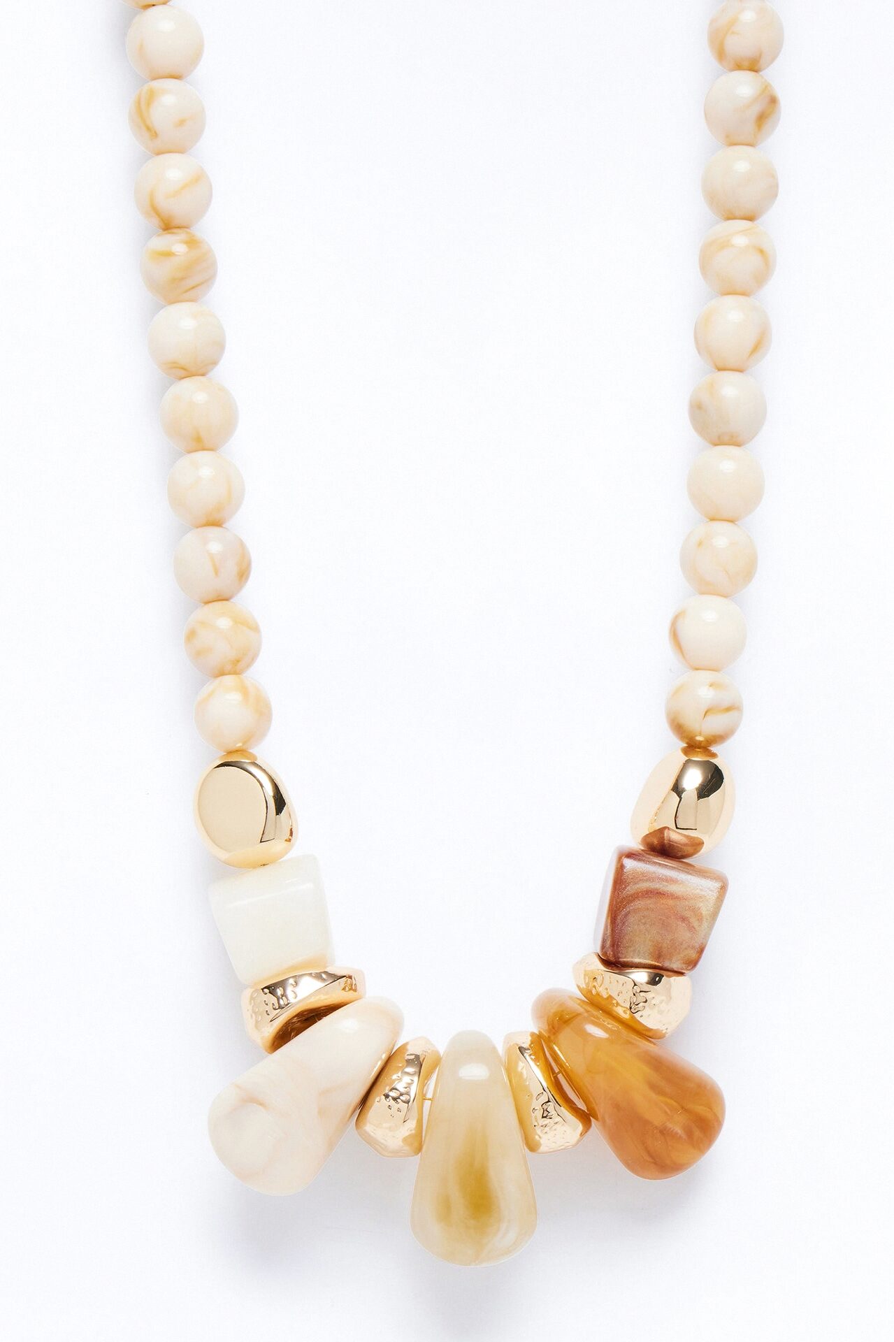 Beachfront Escape Necklace - Beige