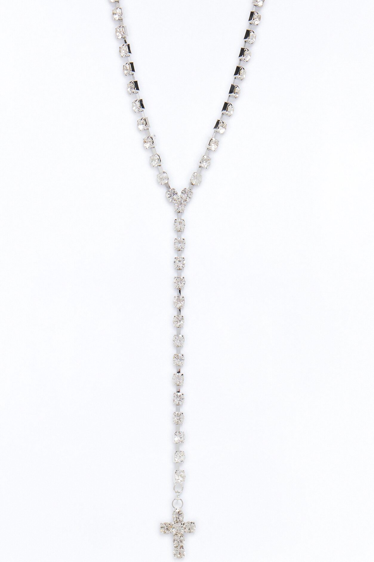 Altar Time Lariat Necklace - Silver
