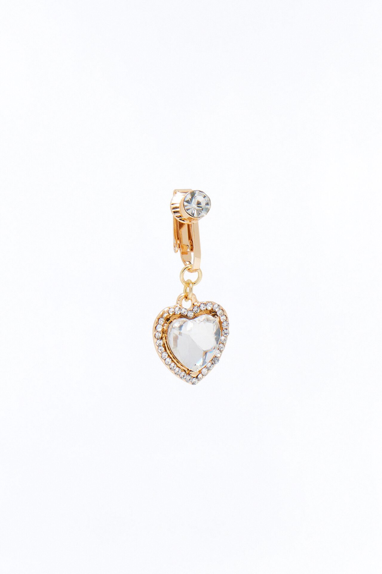 Wanna Be My Lover Clip On Belly Ring - Gold