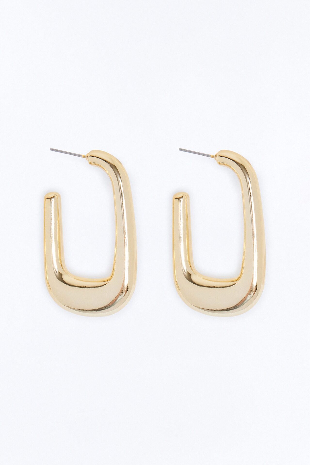 Hooked On You Hoop Earrings - Gold