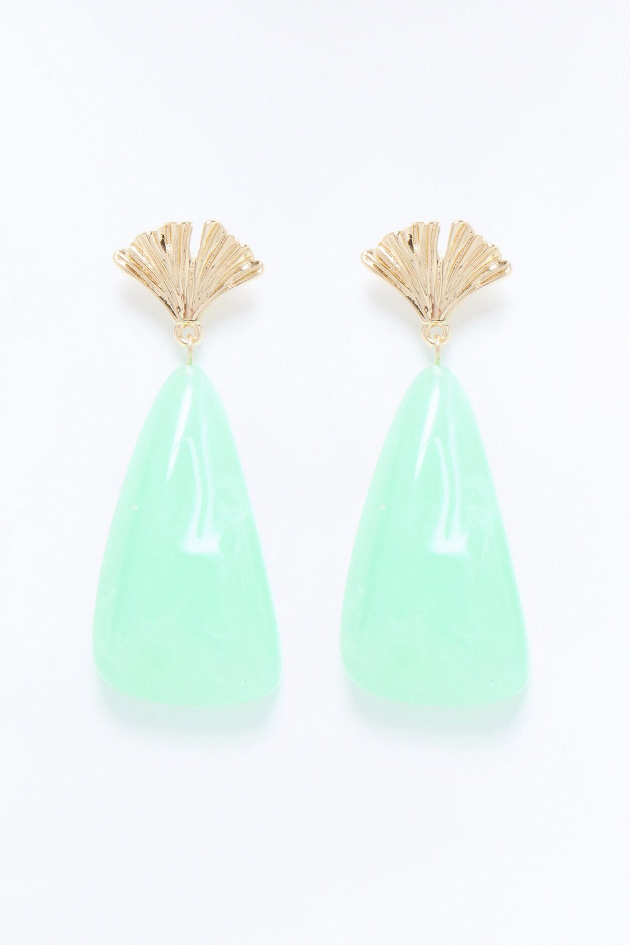 Poolside Drip Earrings - Mint