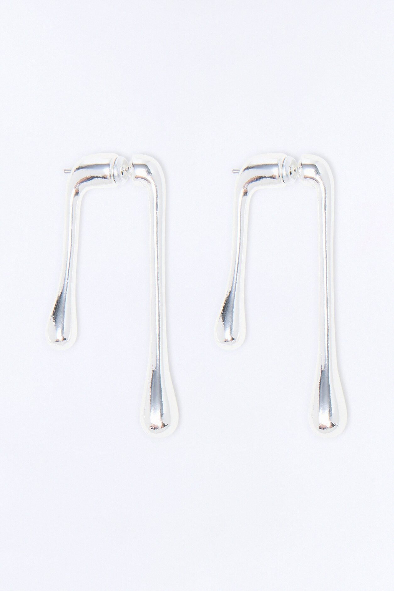 Drip Hardware Earrings - Silver