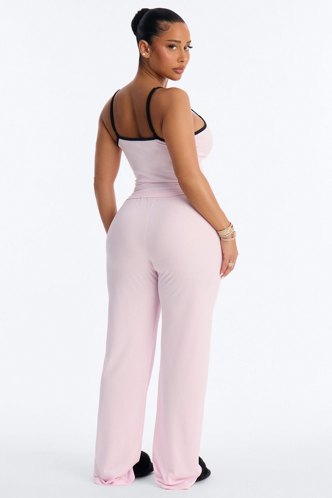 Worthy Of Worship PJ Pant Set - Pink/combo