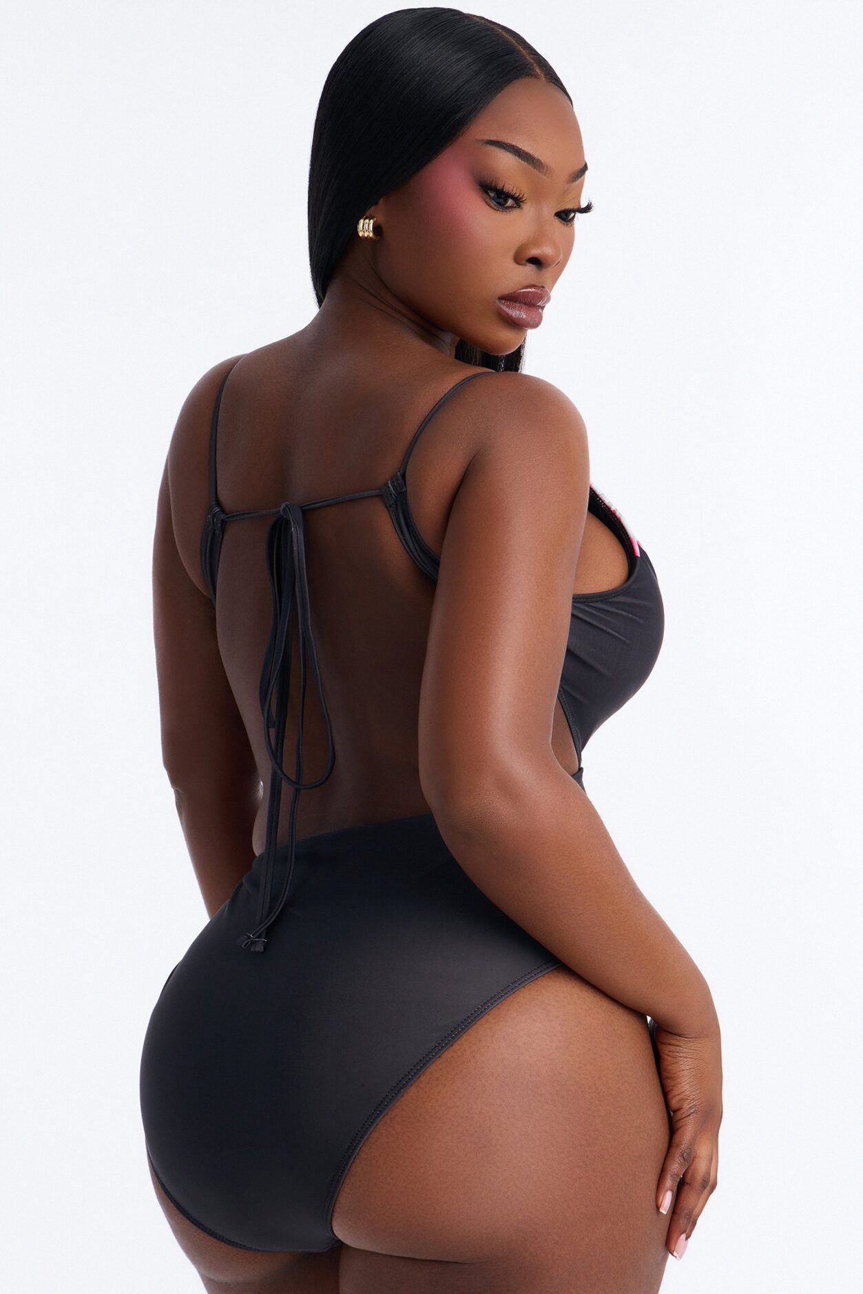 Out Of Reach 1 Piece Swimsuit - Black/combo