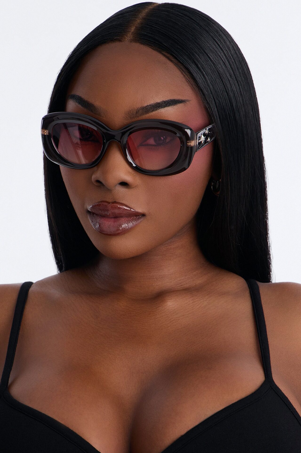 Star Bright Sunglasses - Black/Pink