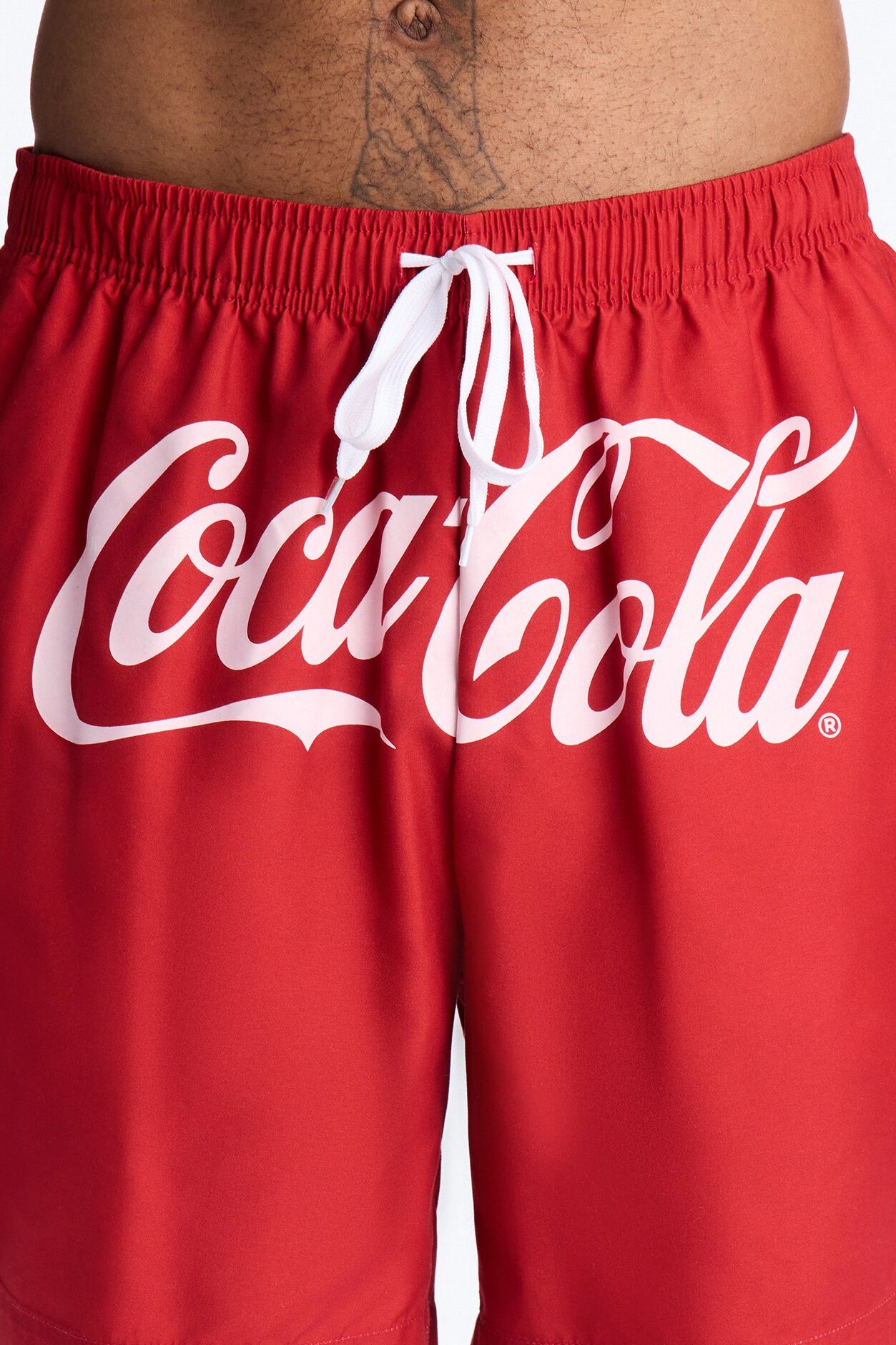 Coca Cola Swim Trunk 7″ - Red
