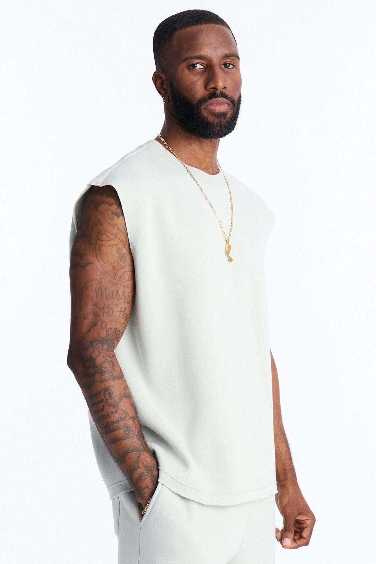 Tyson Relaxed Muscle Tee - Sage