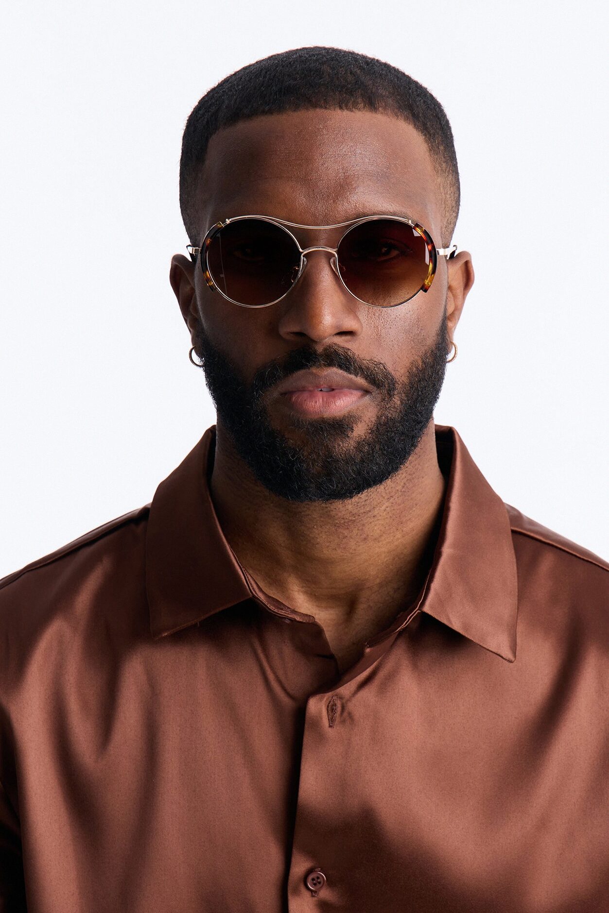 Over The Lining Sunglasses - Brown/combo