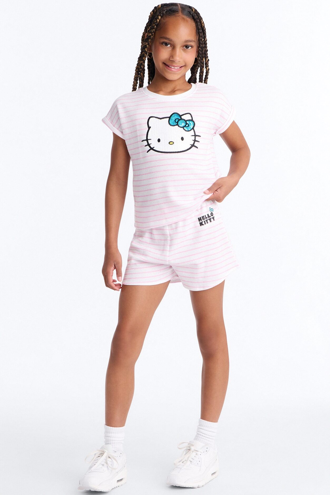 Mini Hello Kitty Always Cute Short Set - Pink