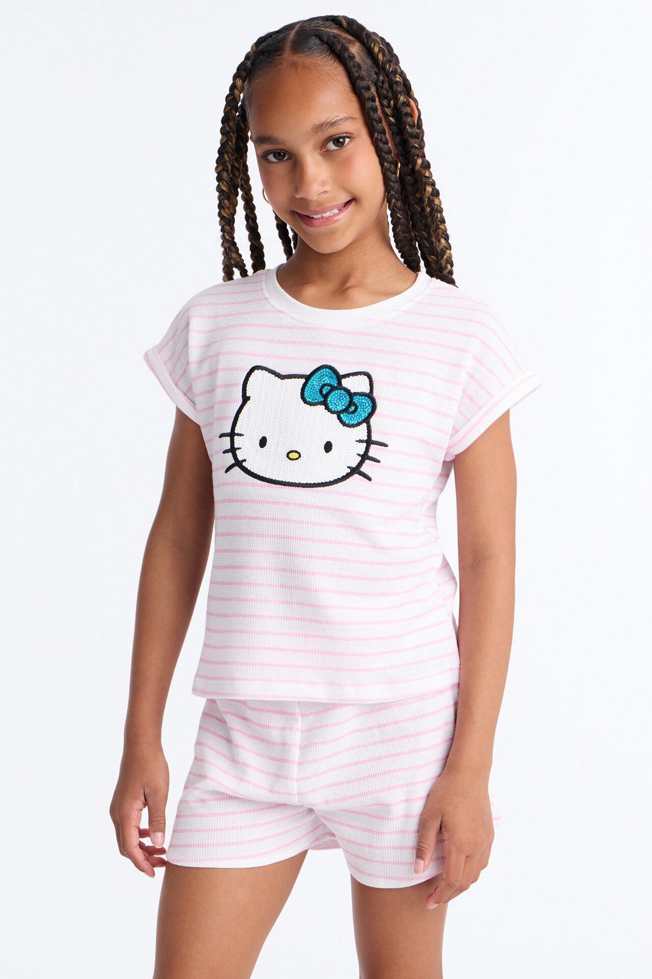 Mini Hello Kitty Always Cute Short Set - Pink