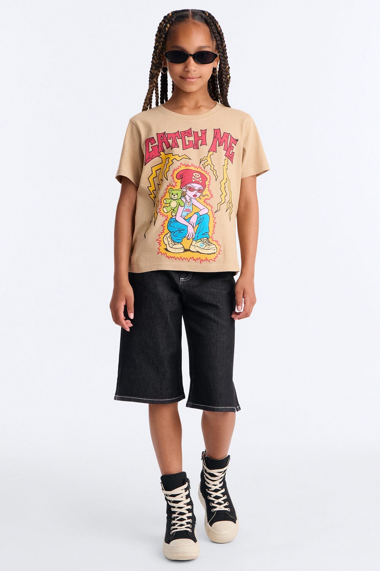 Mini Catch Me Short Sleeve Tee - Khaki