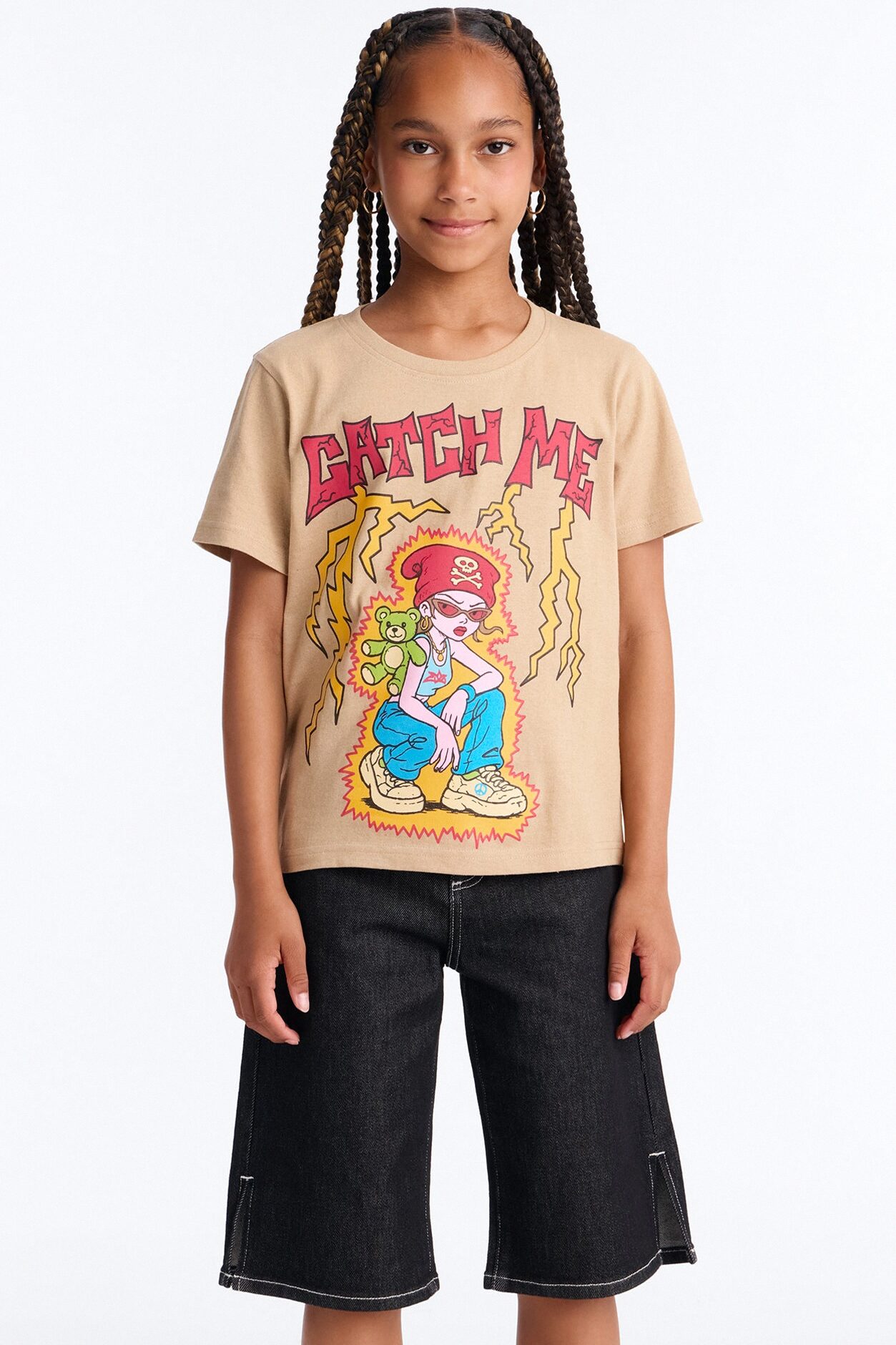 Mini Catch Me Short Sleeve Tee - Khaki