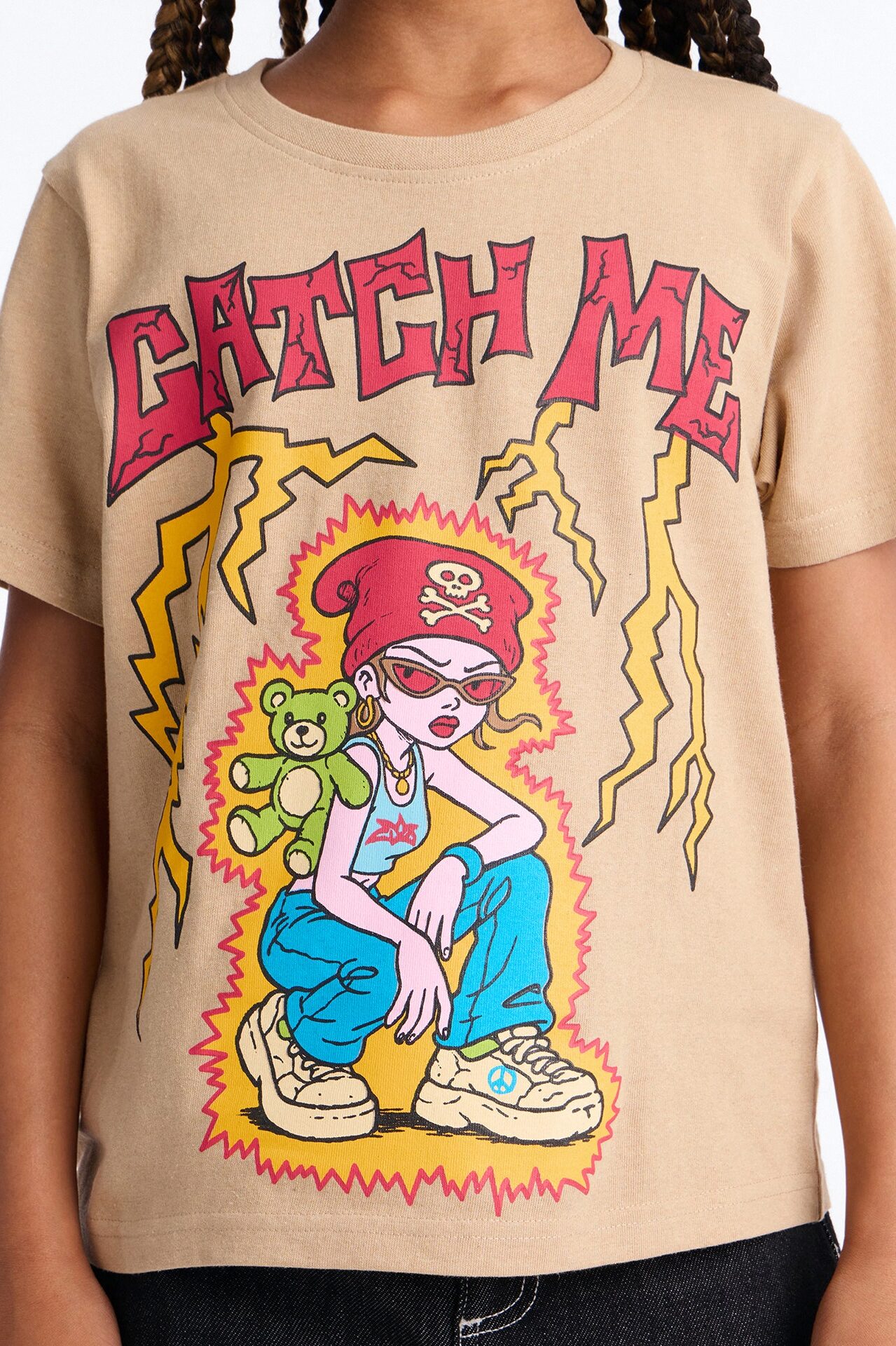 Mini Catch Me Short Sleeve Tee - Khaki