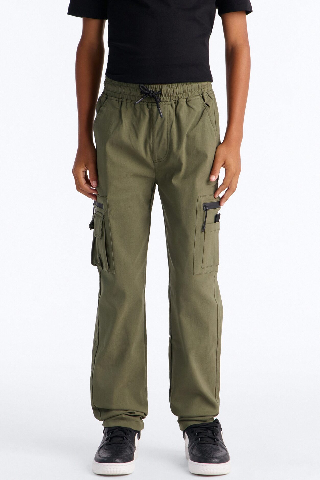Mini Joseph Tech Twill Cargo Pants - Olive