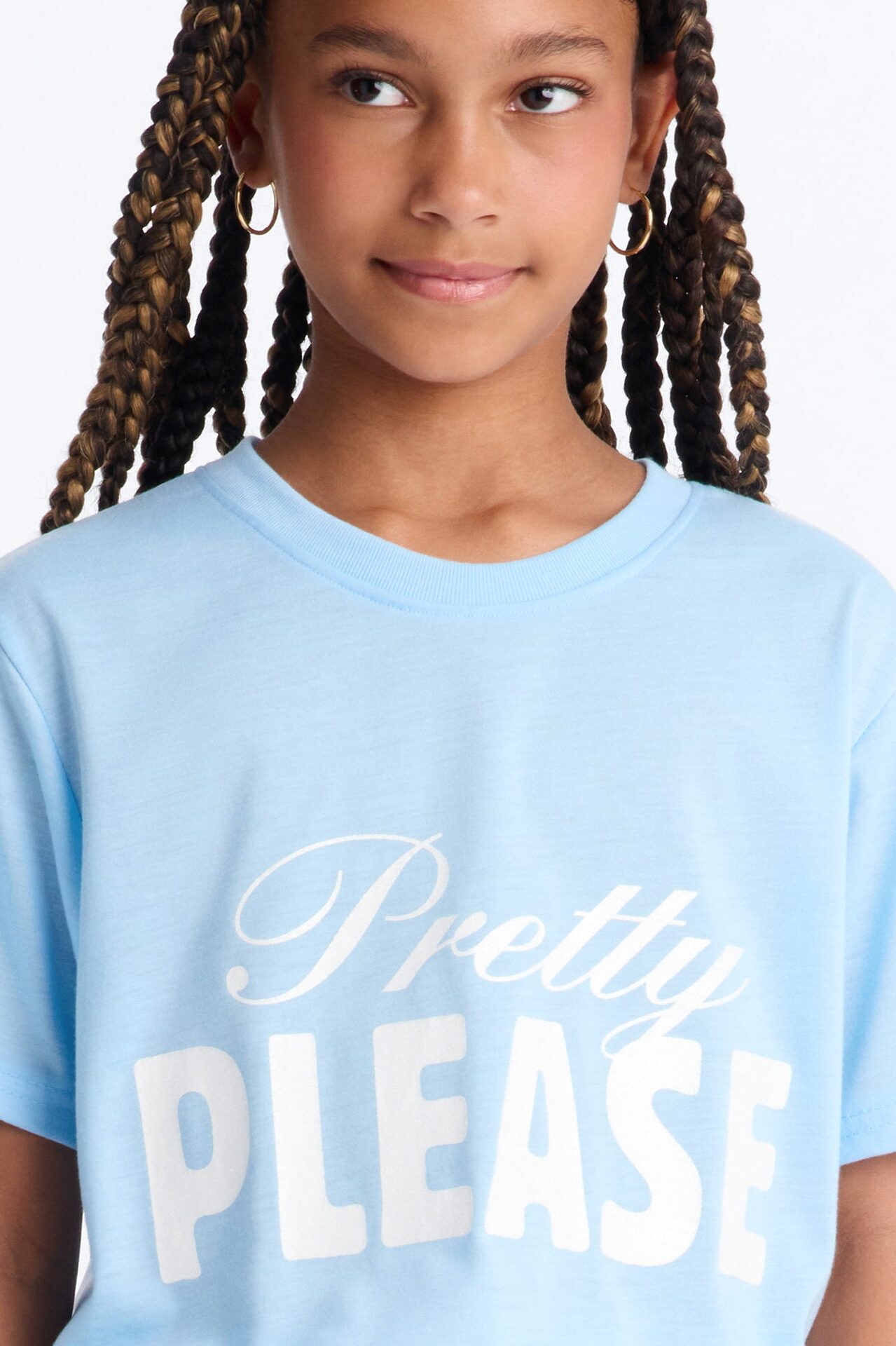 Mini Pretty Please Short Set - Blue/combo