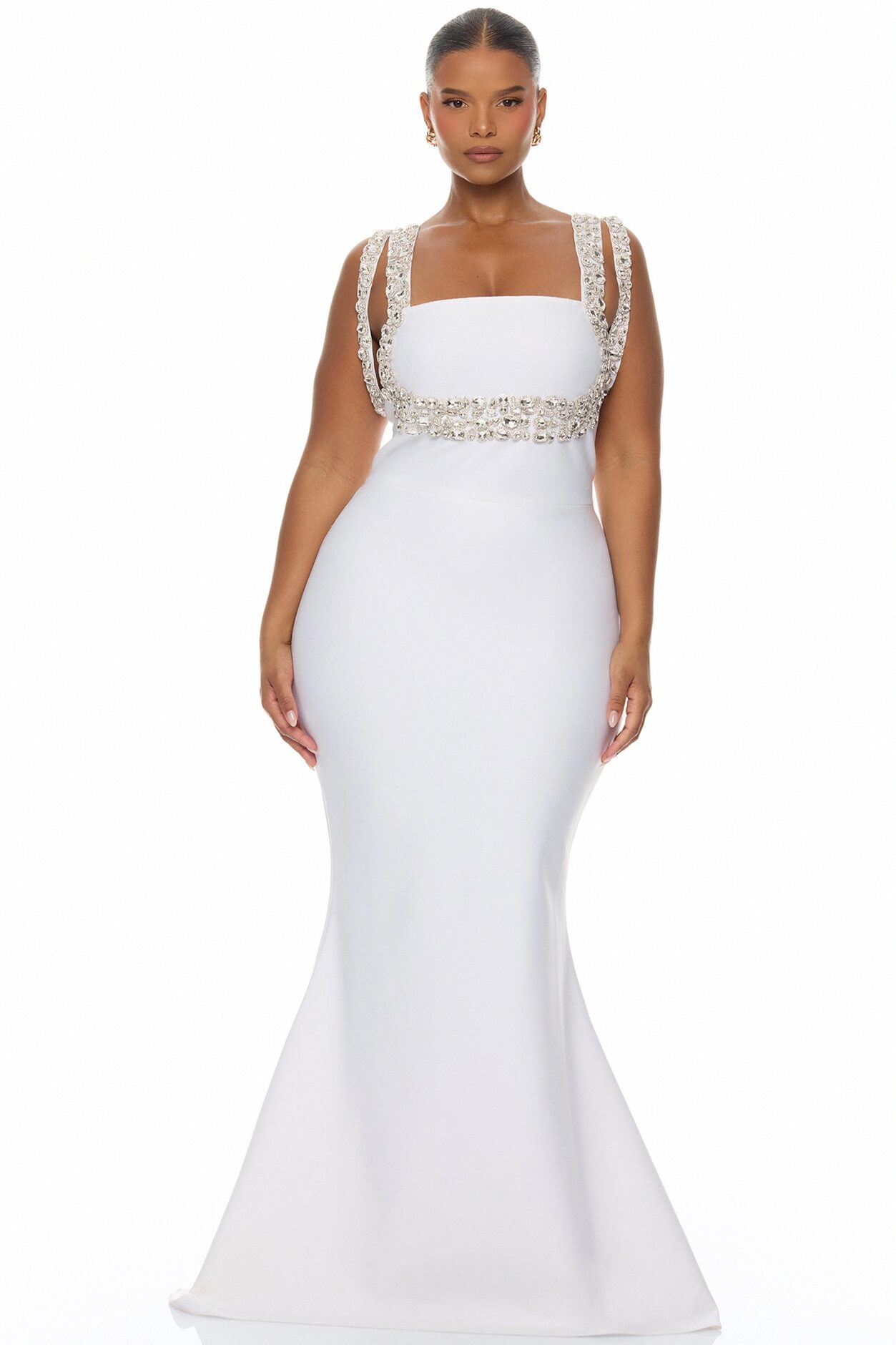 Masie Bandage Gown - Ivory