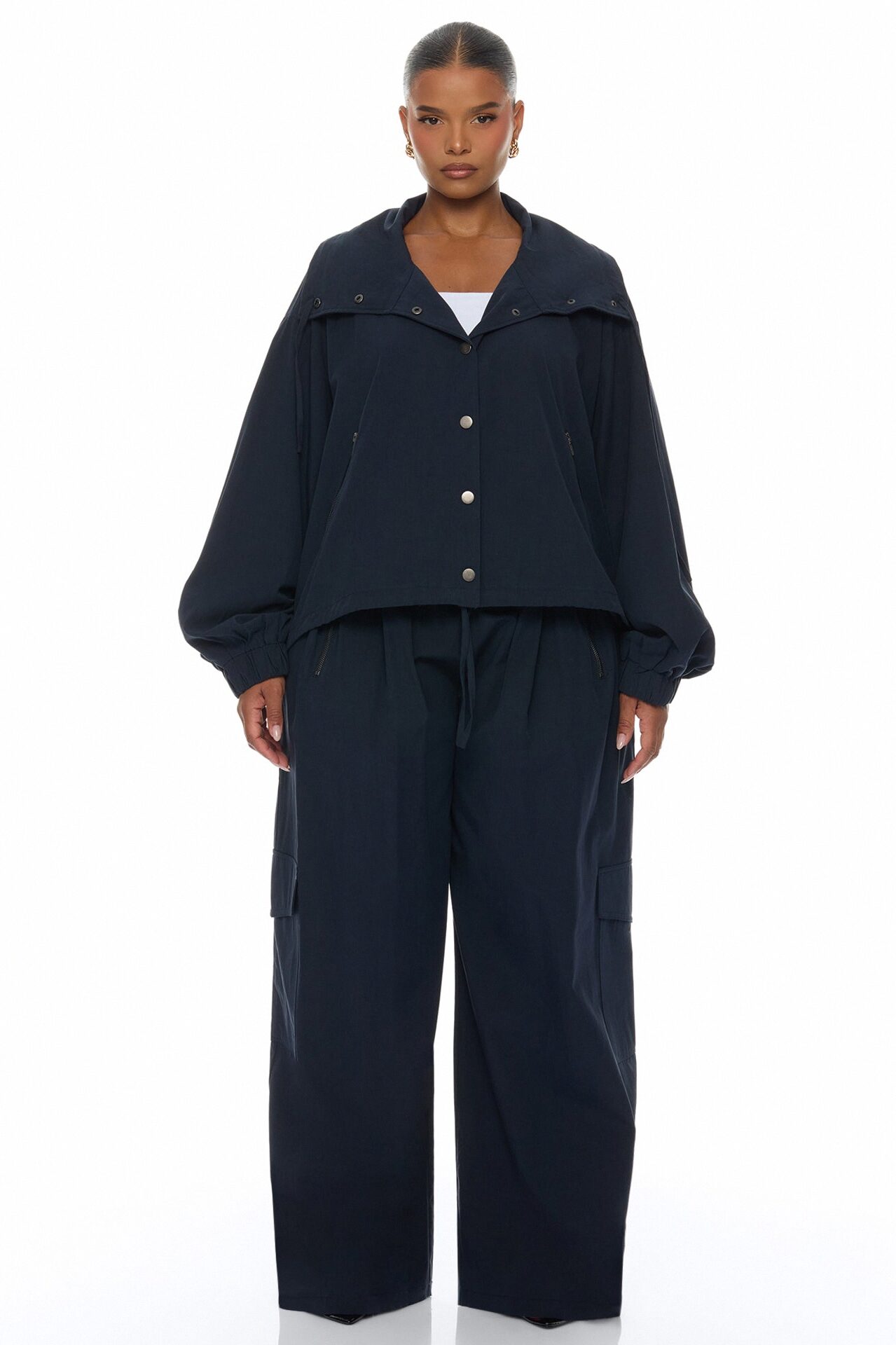 So Effortless Cargo Jacket - Navy
