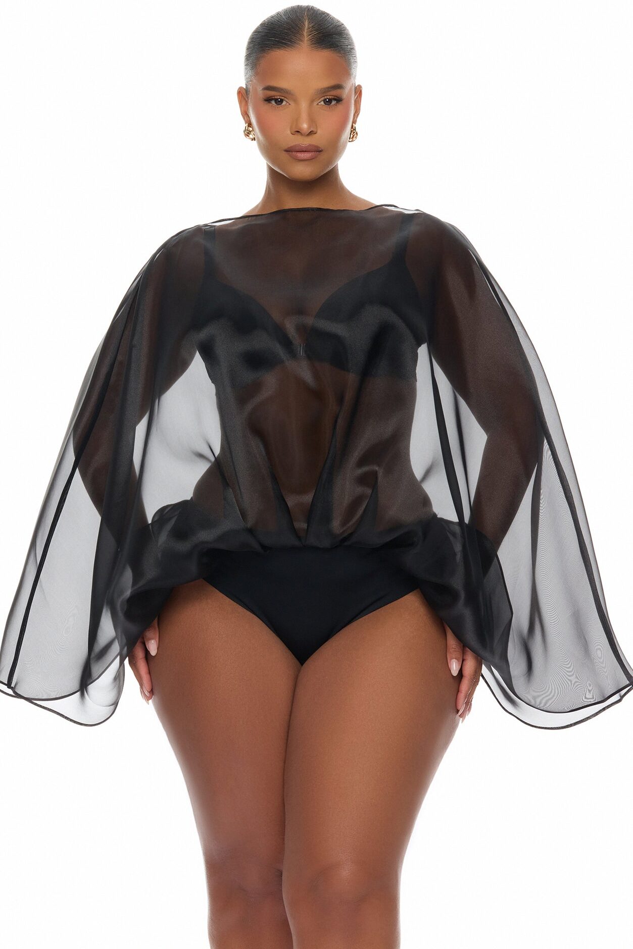 Fall In Love Taffeta Skirt Set - Black/combo