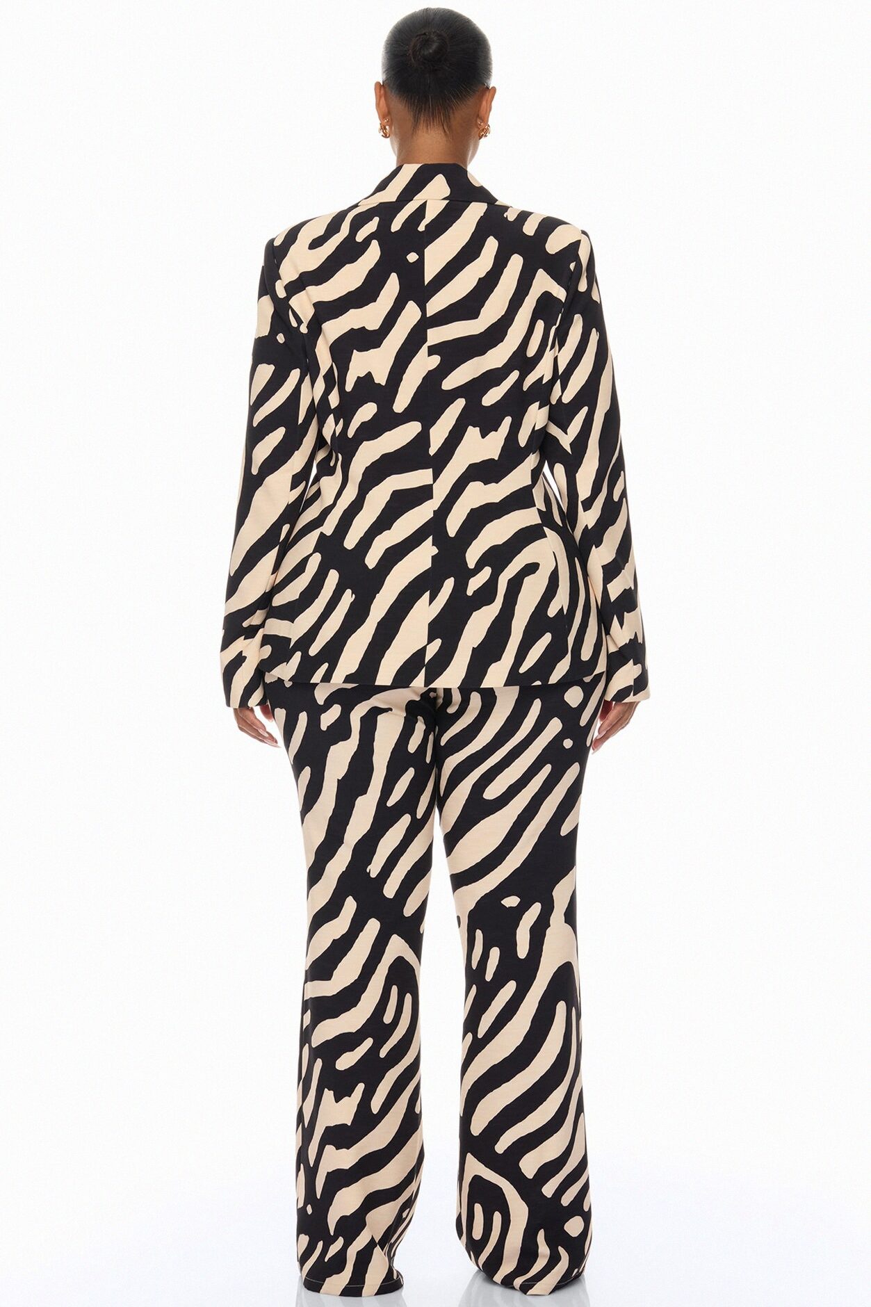 Daydreaming Blazer Pant Set - Black/combo