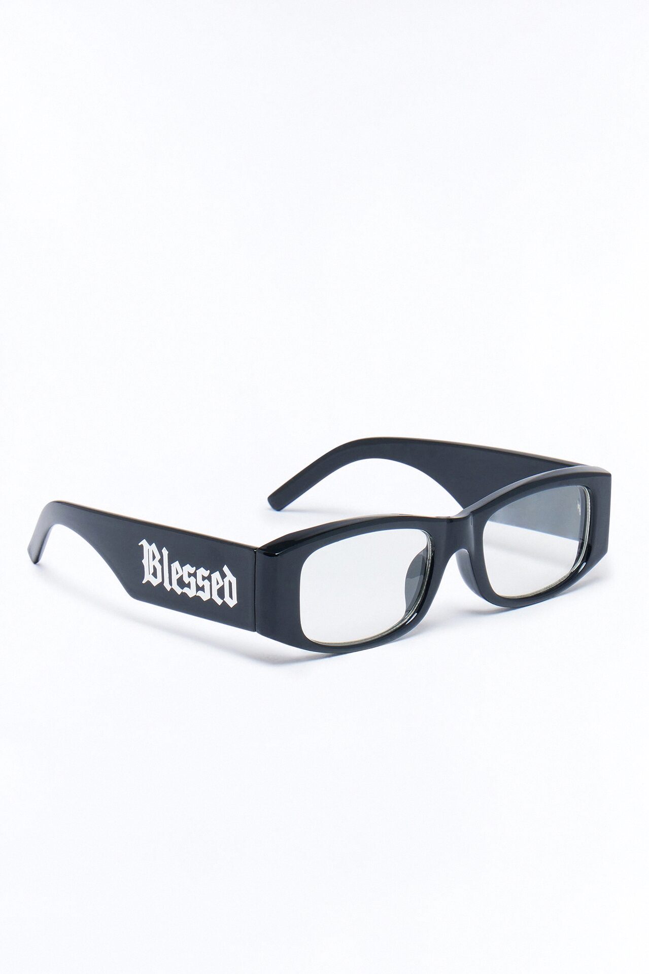 Retro Blessed Sunglasses - Black/Silver