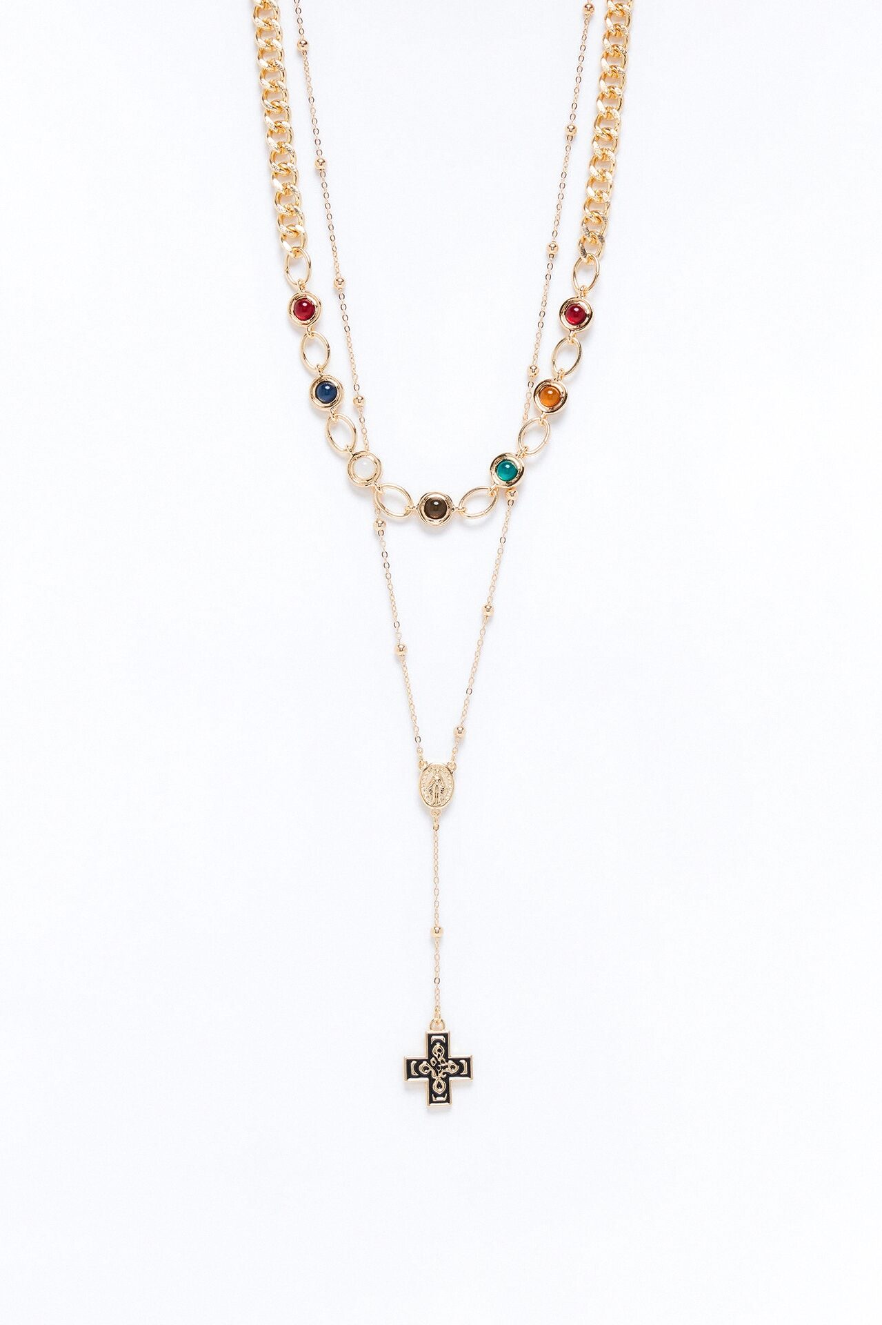 Archangel Flex Chain Necklace Set - Gold