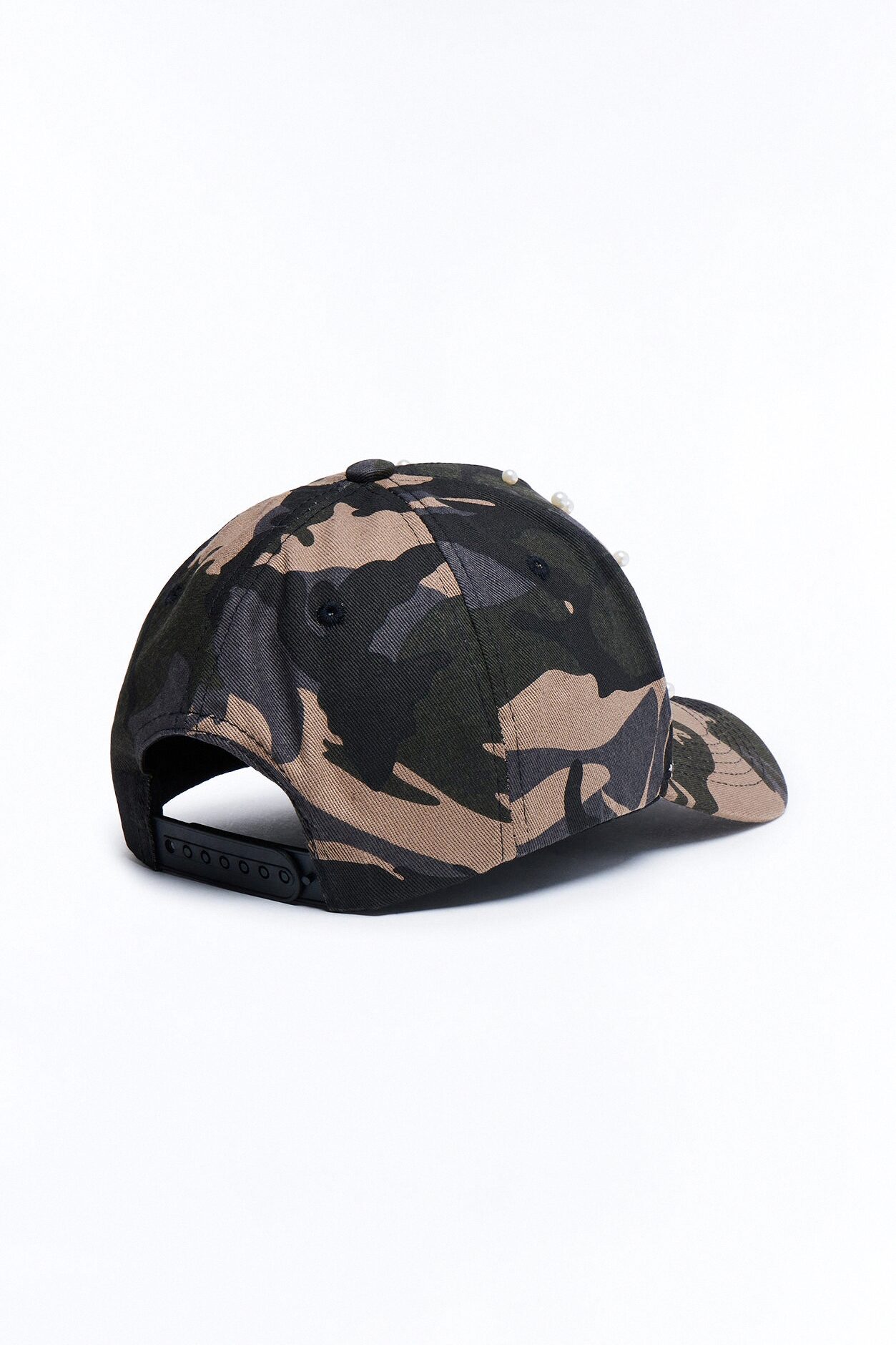 Camo Pearl 76 Patch Snapback Hat - Camouflage