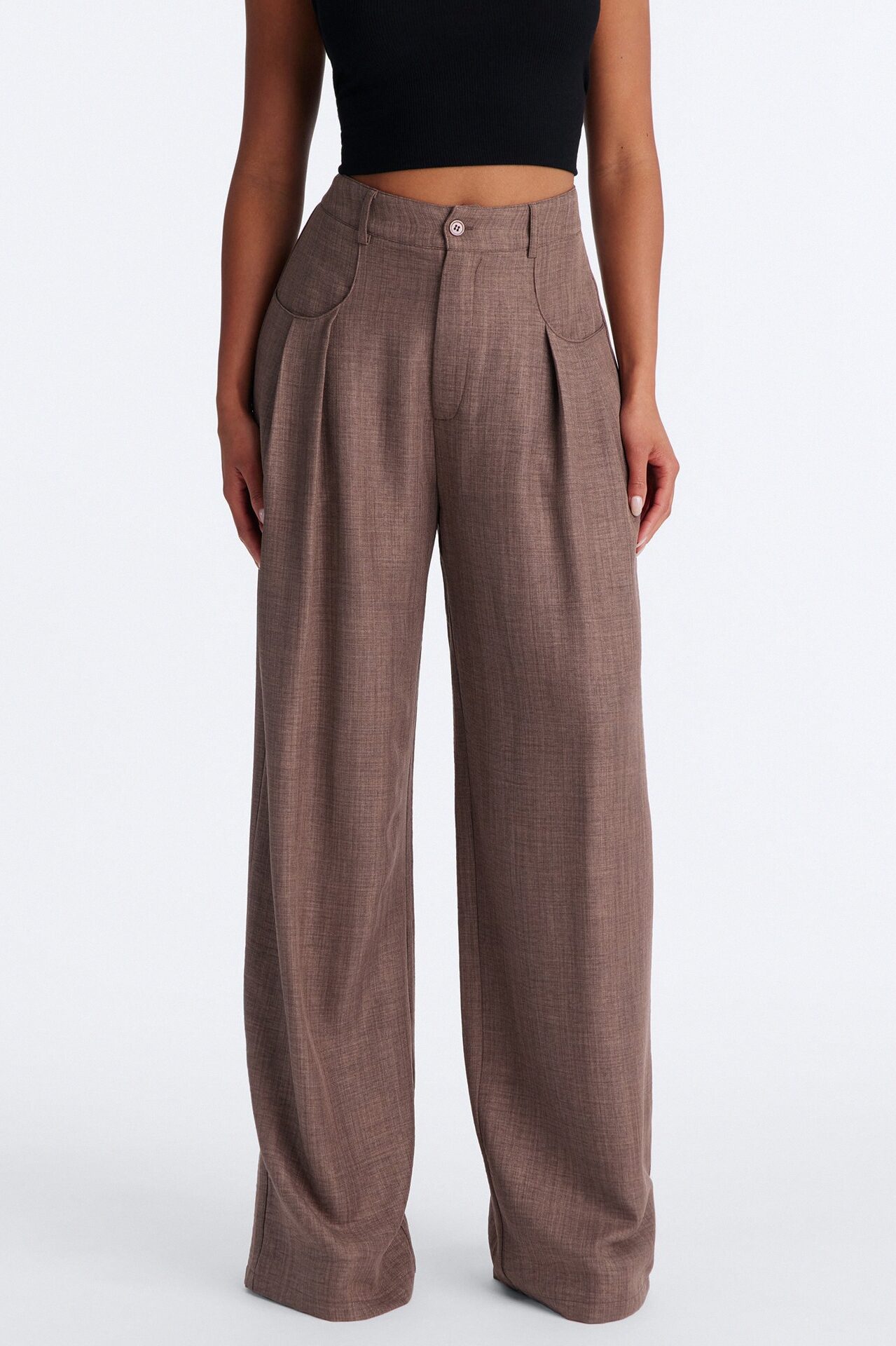 Matson Wide Leg Trouser - Caffe