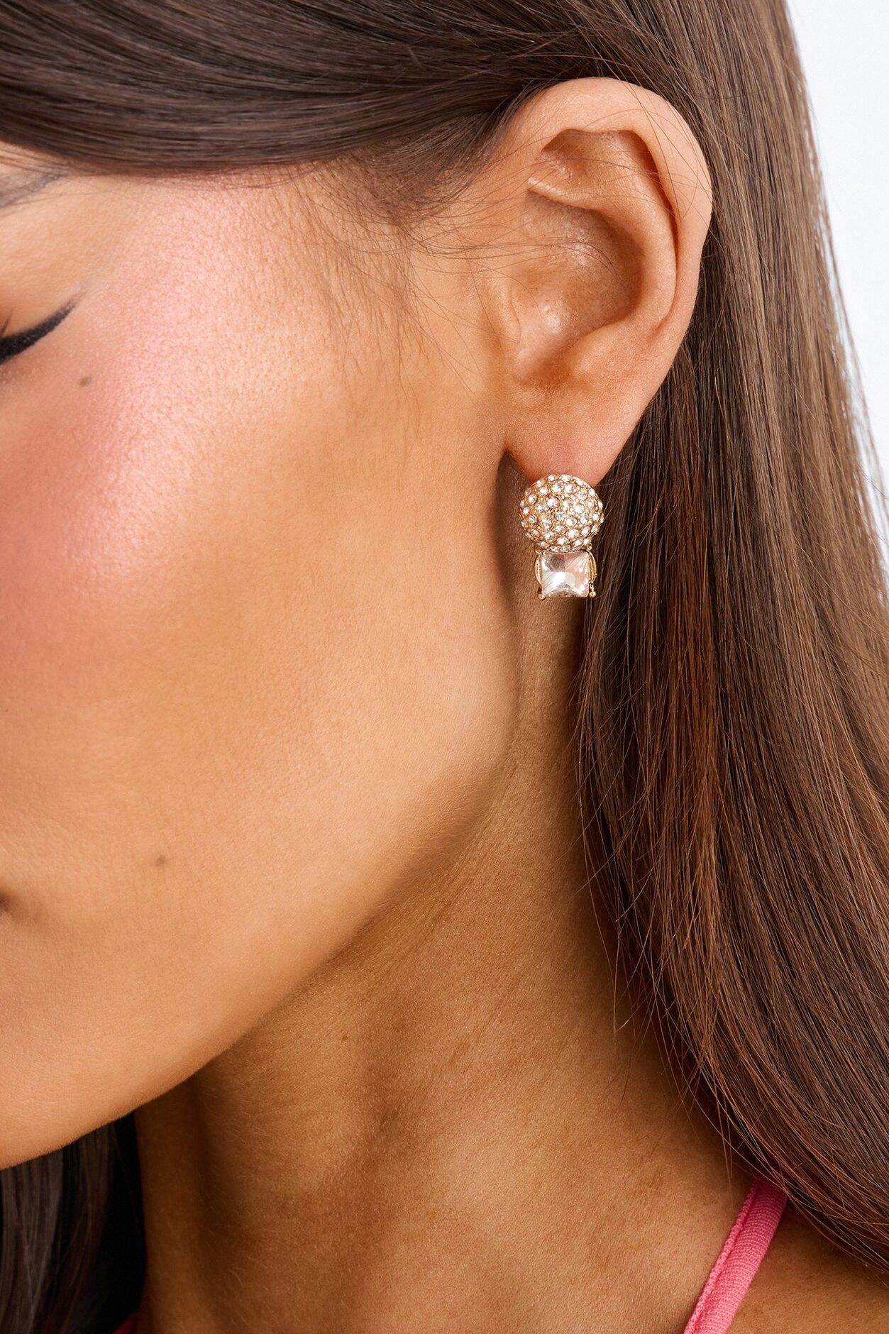 One Of Many Stud Earrings - Gold