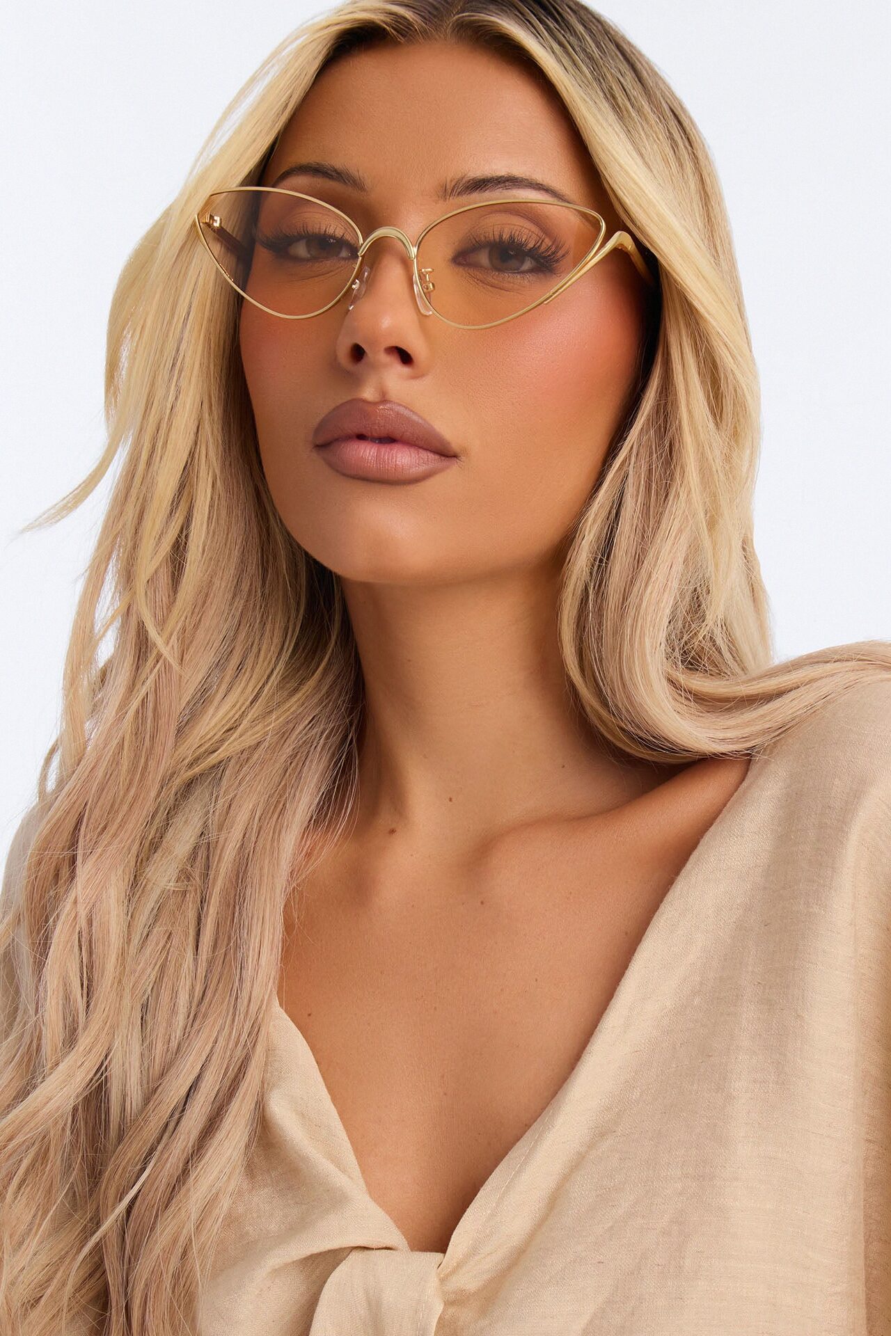 Cafe Dulce Sunglasses - Gold/Brown