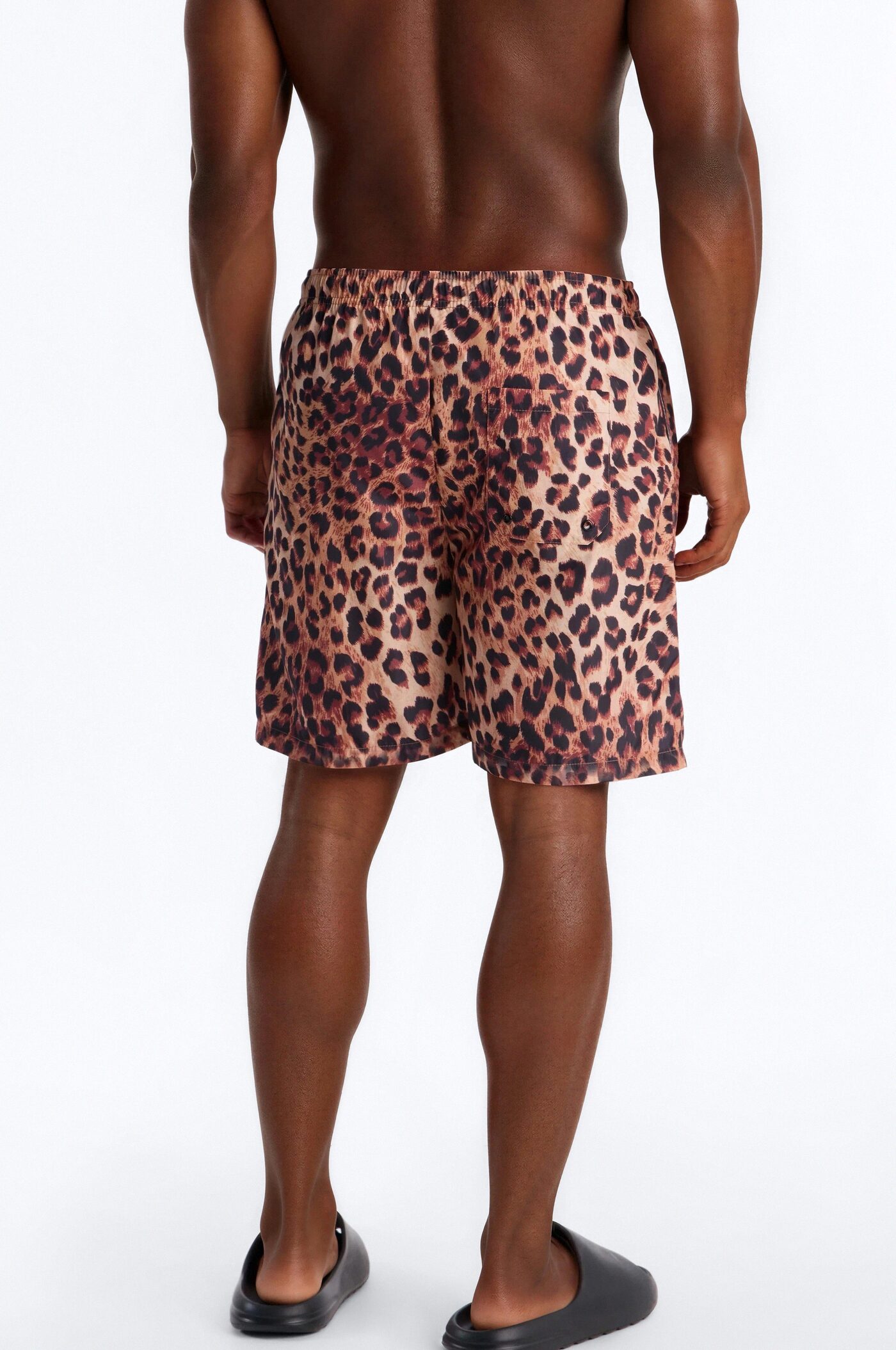 Leopard Print Swim Trunk 7″ - Leopard