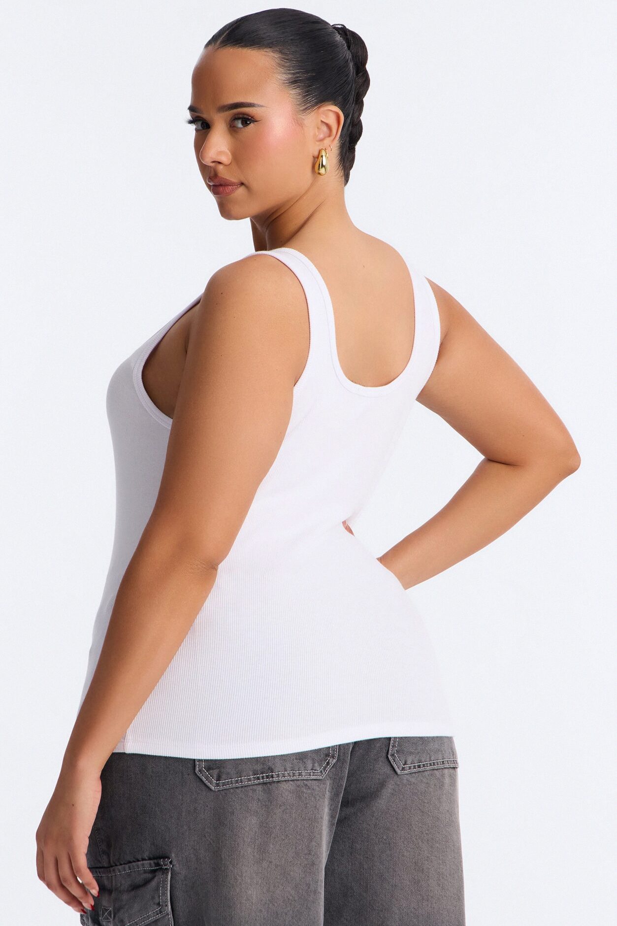 Keep It Classic Basic Tank Top - White