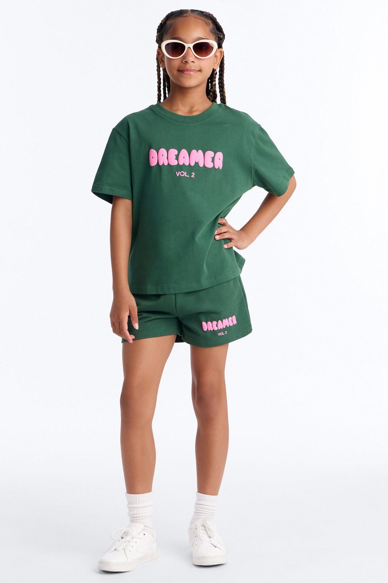 Mini City Of Dreamers Short Set - Hunter