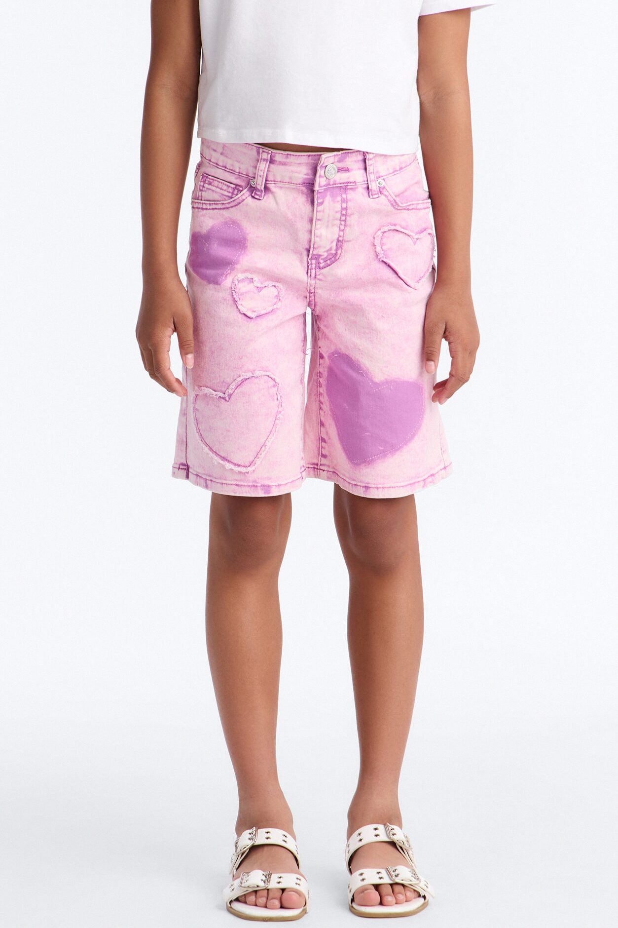 Mini Just Because Jorts - Lilac