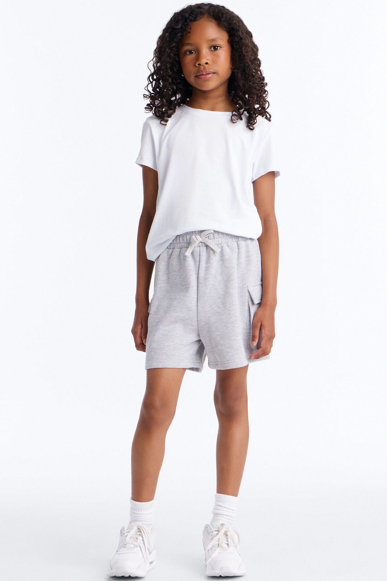 Mini Put The Time In Short - Heather Grey