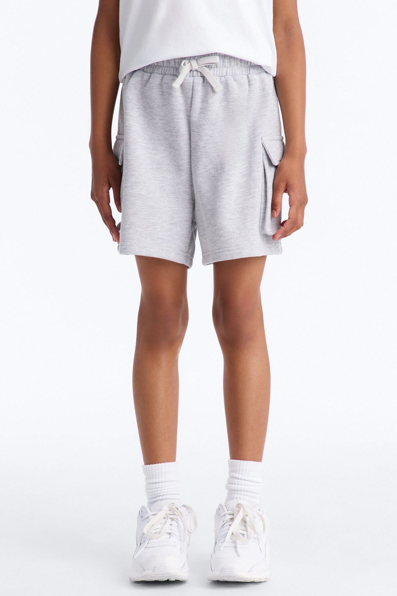 Mini Put The Time In Short - Heather Grey