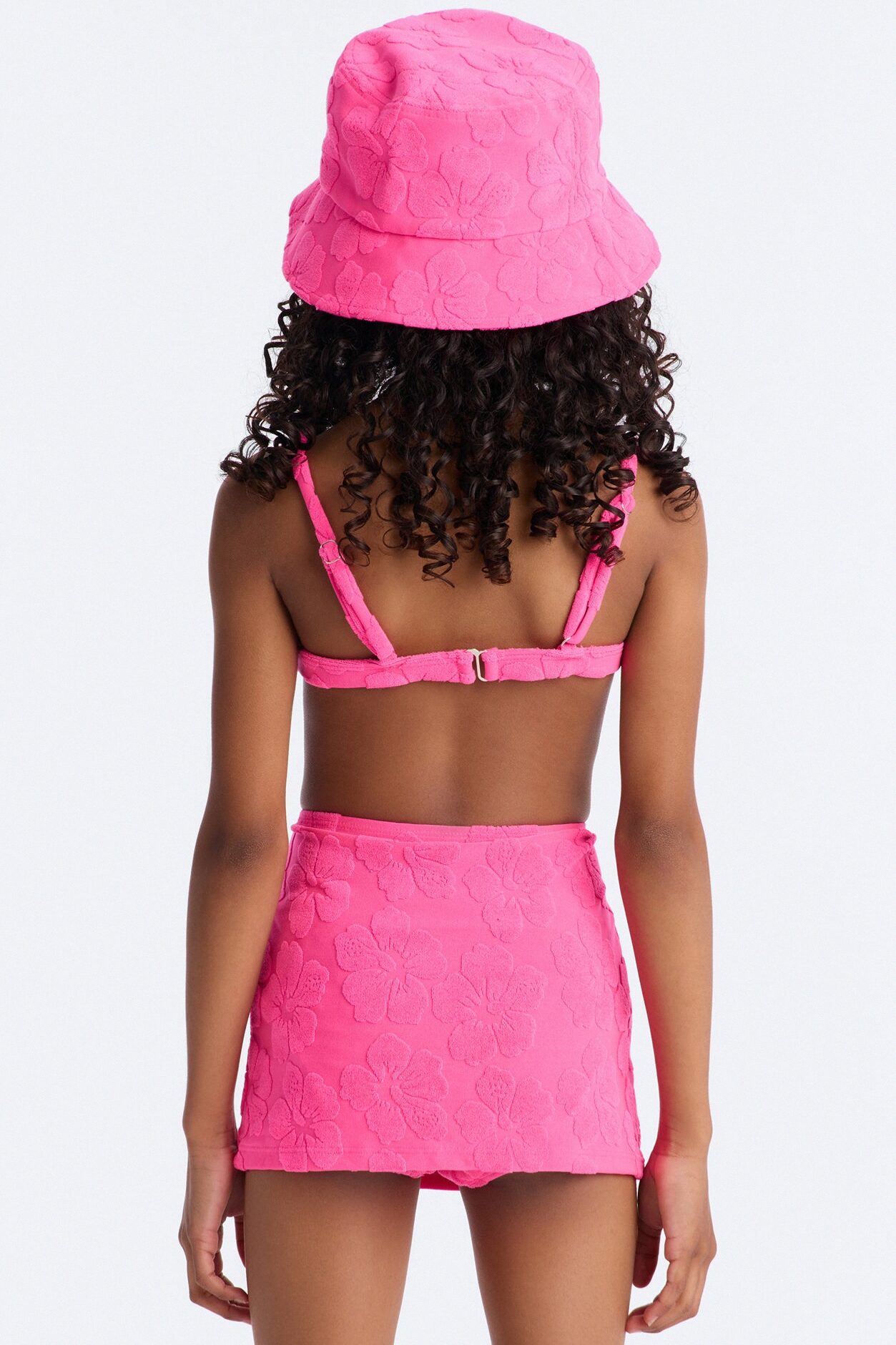 Mini Joan 4 Piece Bikini Set - Hot Pink