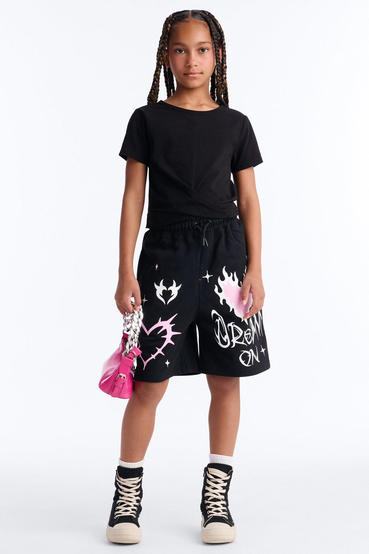 Mini Dream On Shorts - Black