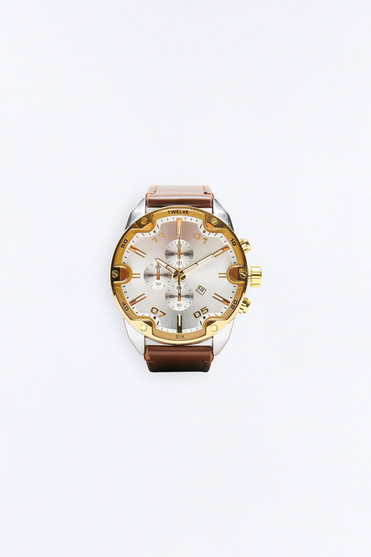 Heritage Chronograph Watch - Brown Combo